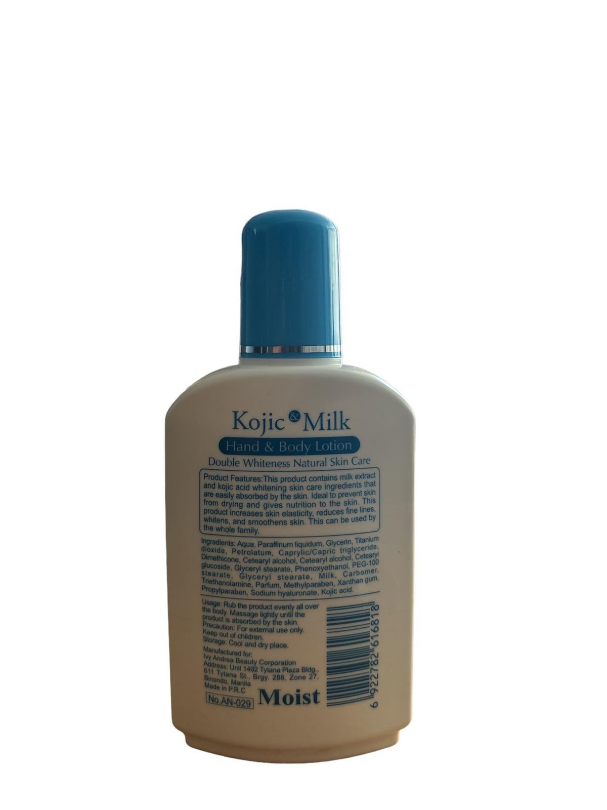 Lotion pour les mains et le corps au lait Kojic