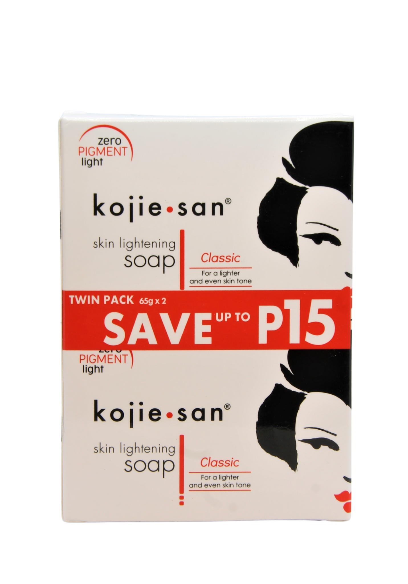 Savon éclaircissant pour la peau Kojie San 2 x 65 grammes
