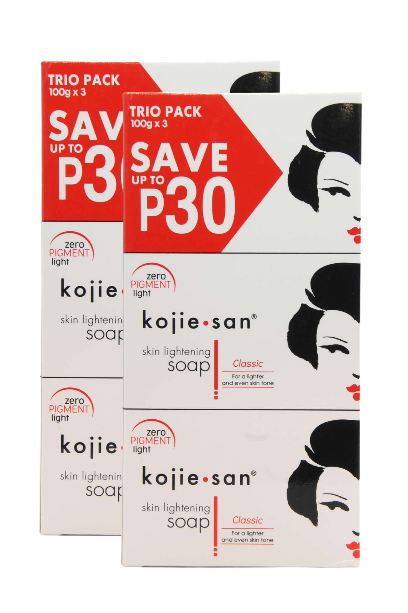 Kojie San Skin Lightening Kojic Acid Soap 6 x 100 gr.