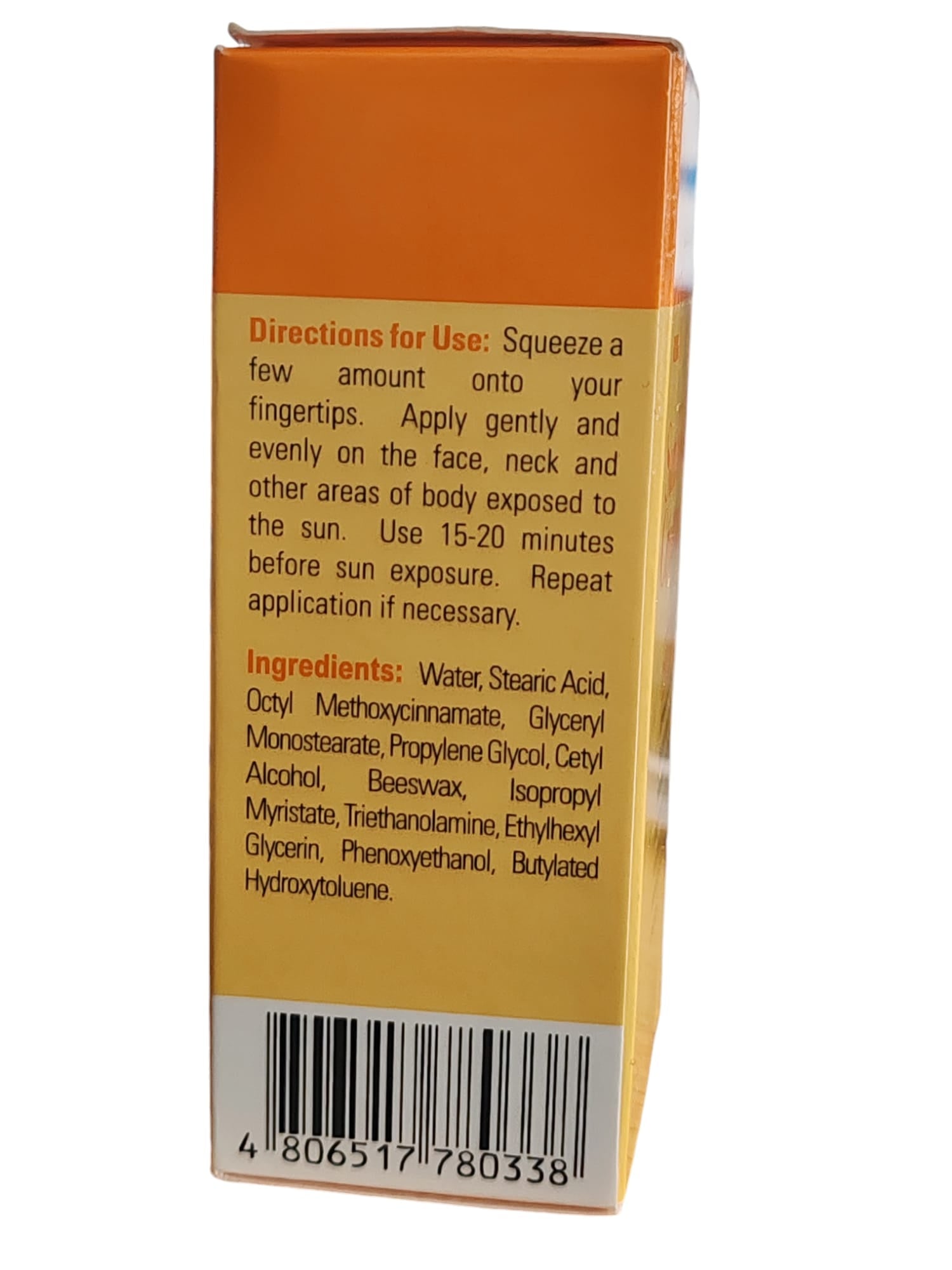 Crème solaire RDL