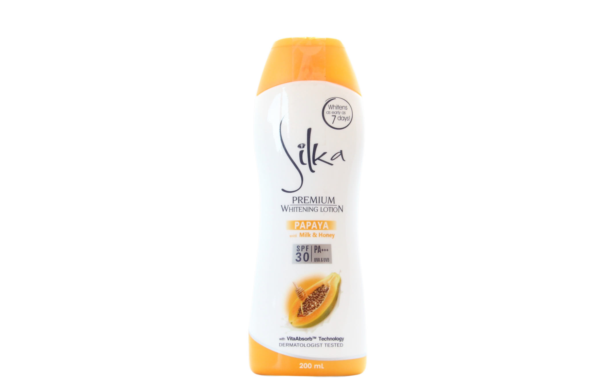 Silka Premium Lotion Corps Éclaircissante Papaye avec SPF 30