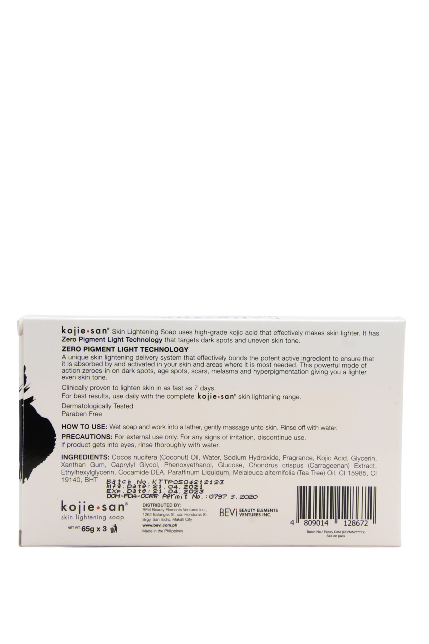 Savon éclaircissant Kojie San 3x 65 grammes