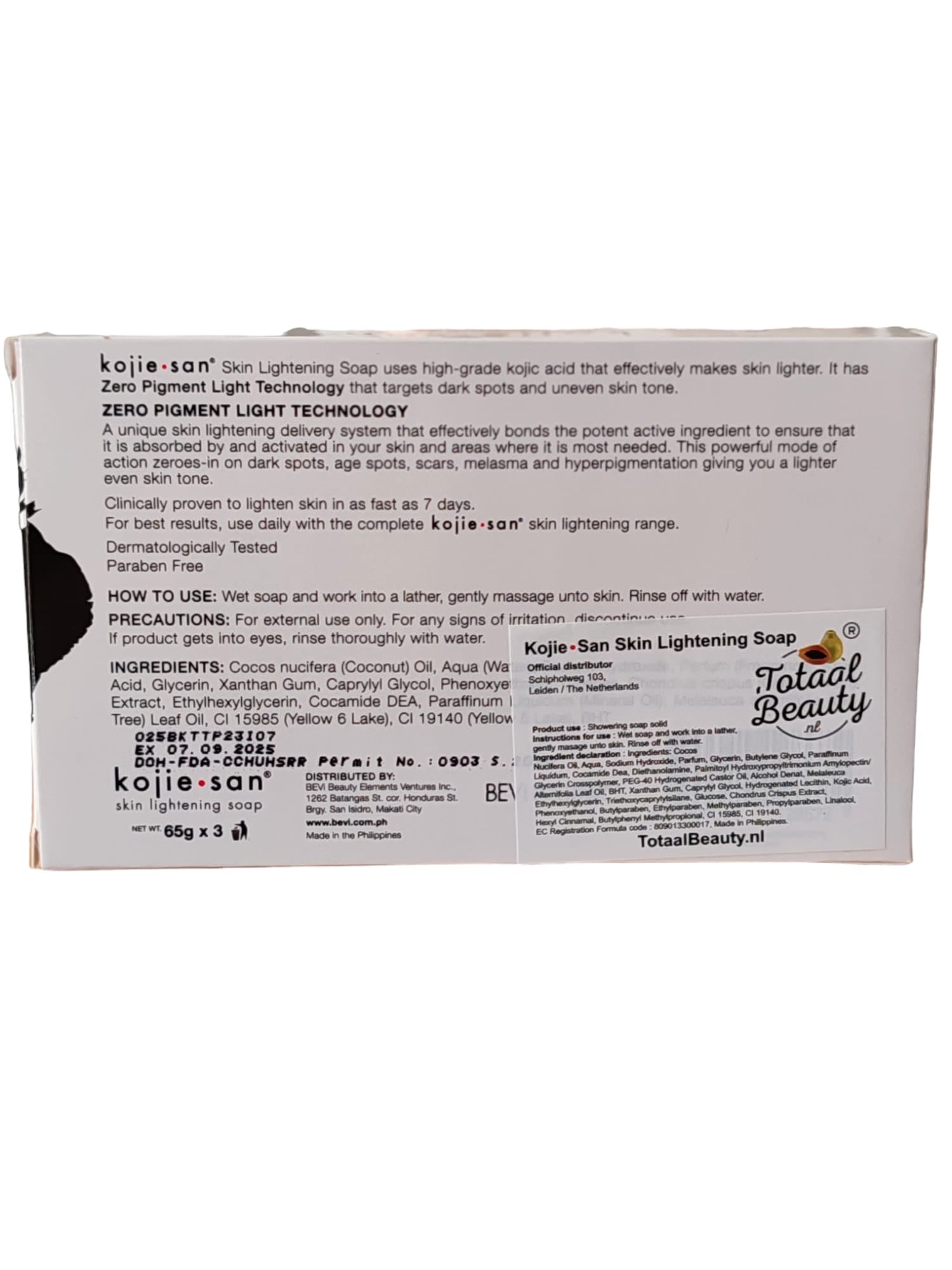 Savon éclaircissant Kojie San 1x 135 grammes
