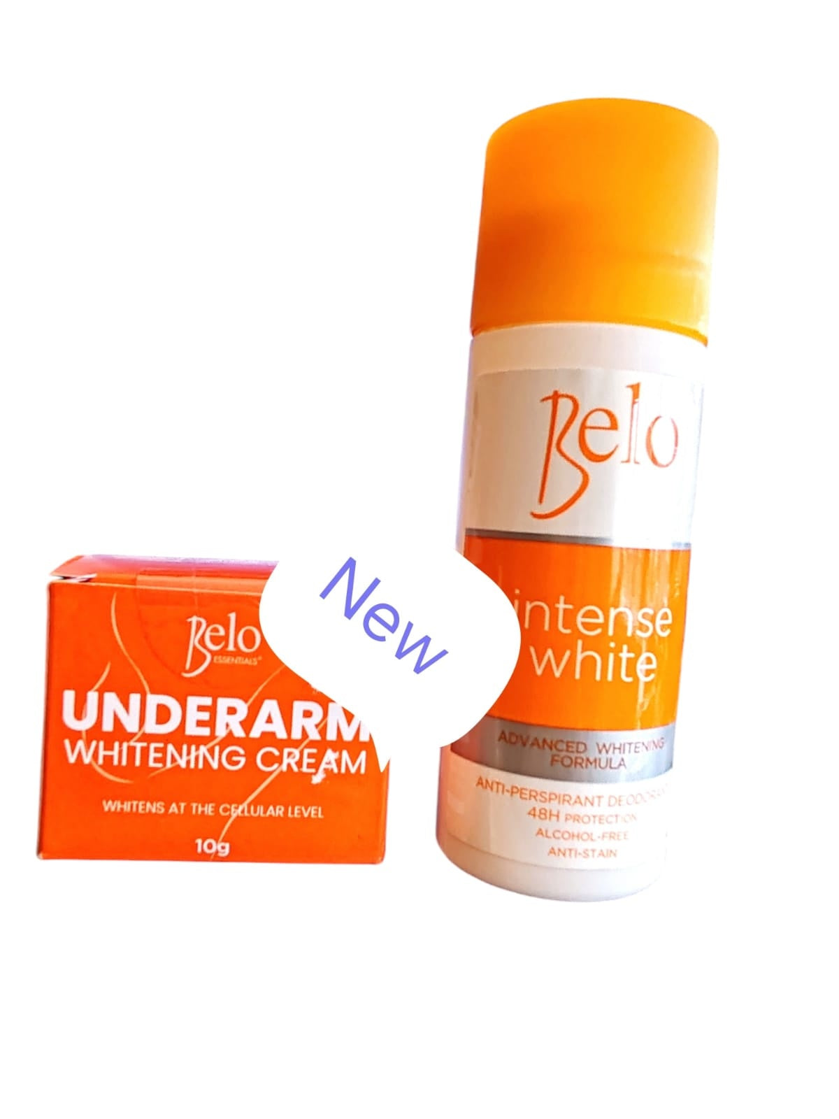 Pack économique Déodorant BELO Intense White et Crème Blanchissante pour les Aisselles BELO