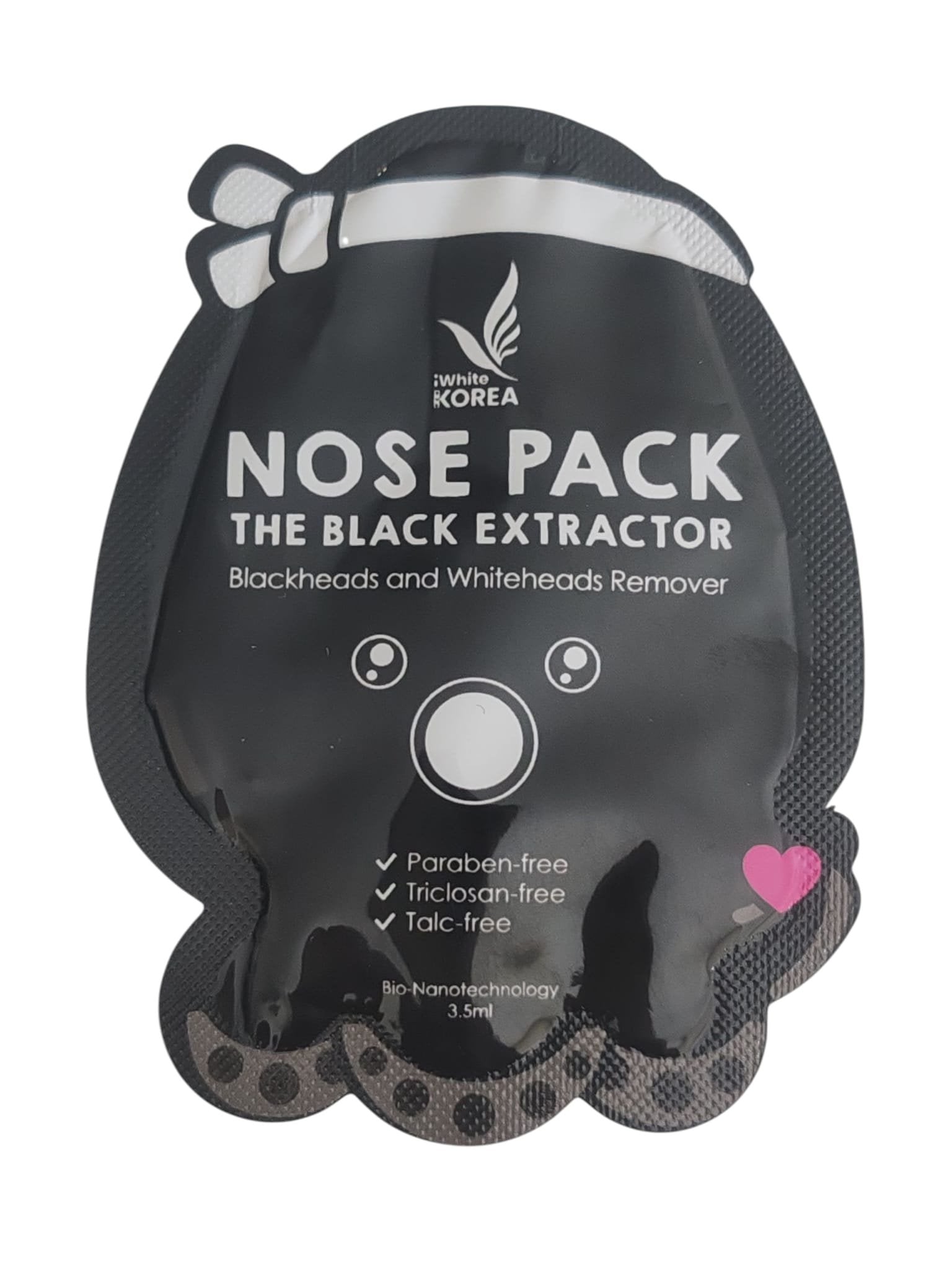 Pack nez extracteur White Korea The Black (éliminateur de points noirs et blancs)