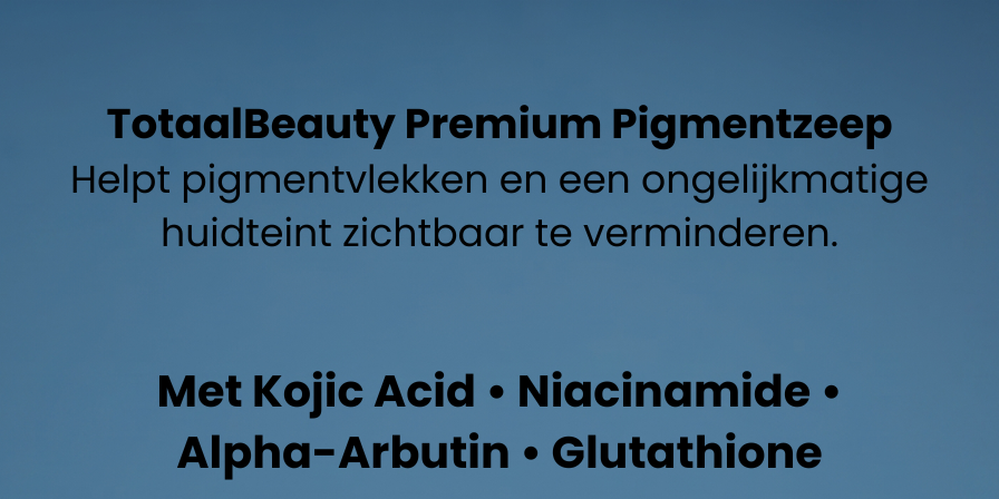 TotaalBeauty Premium Brightening Soap – 130 g – Gezichts- & Lichaamszeep met Kojic Acid, Niacinamide, Alpha-Arbutin & Glutathione – Helpt Donkere Vlekken te Verminderen, Egaliseert de Huidteint & Rein