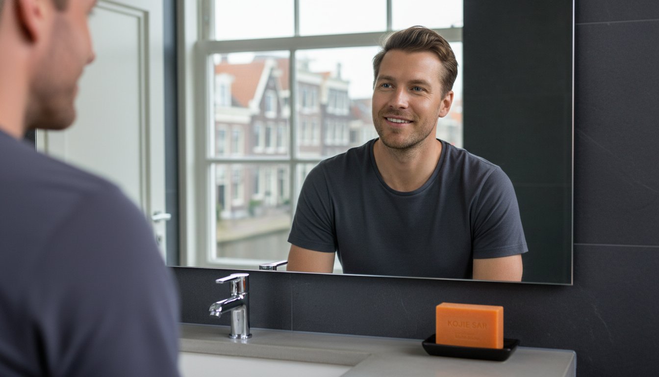 Kojie San zeep voor mannen: de complete gids voor een egale huid in 2026