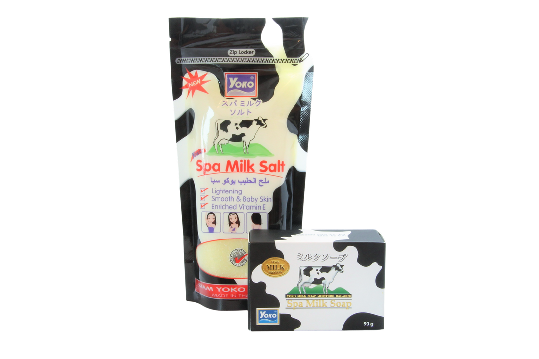 Savon blanchissant au lait Yoko A Bonné Spa Milk Salt &amp;amp; Spa