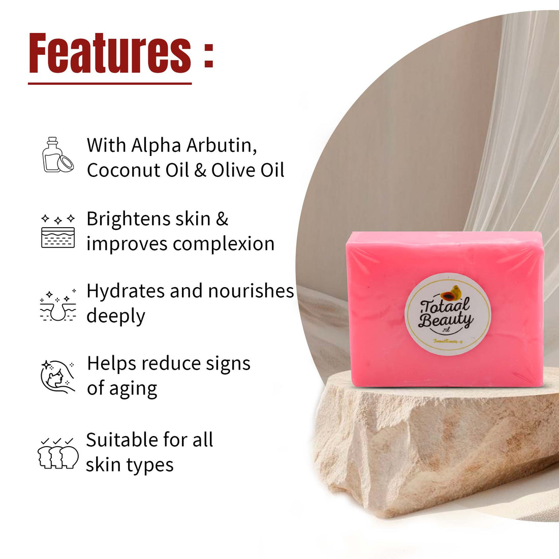 Savon Total Beauty Alpha Arbutine 130 gr