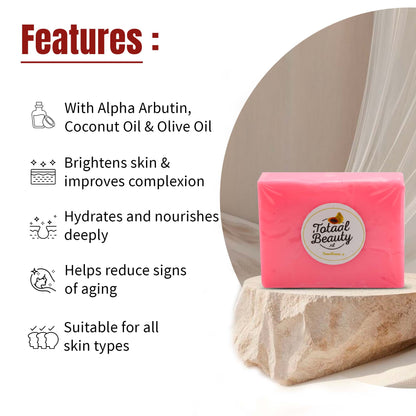 Total Beauty Alpha Arbutin zeep 130 gr