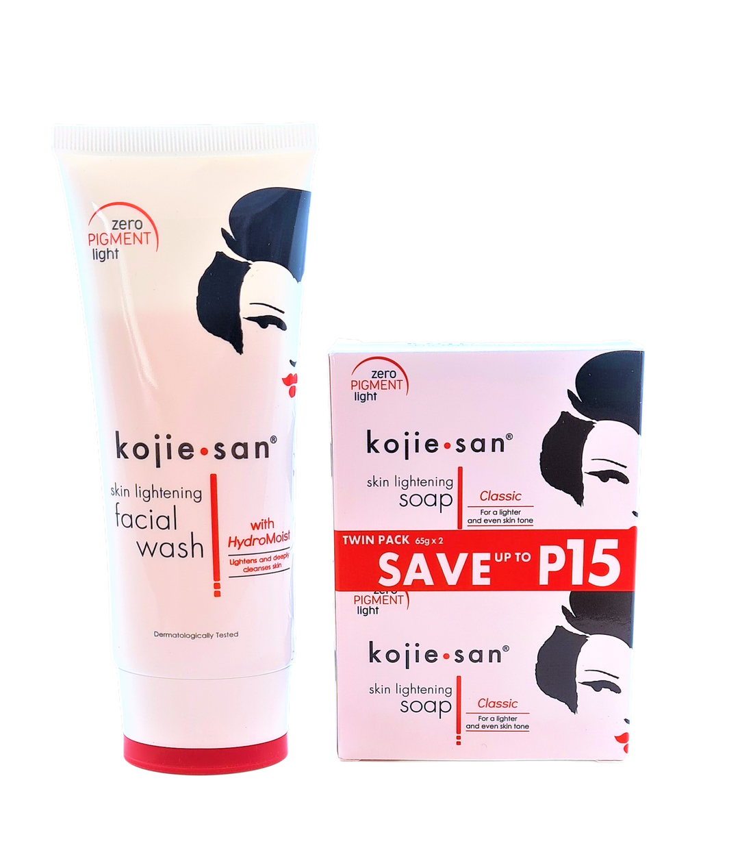 Savon éclaircissant et nettoyant visage KojieSan, 100 grammes