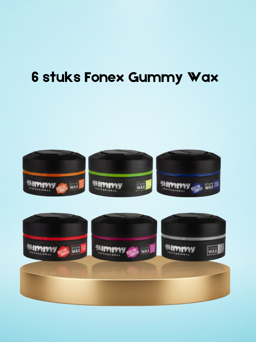 6 pièces de cire gommeuse Fonex