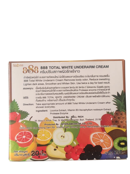 888 Total White Whitening underarm cream