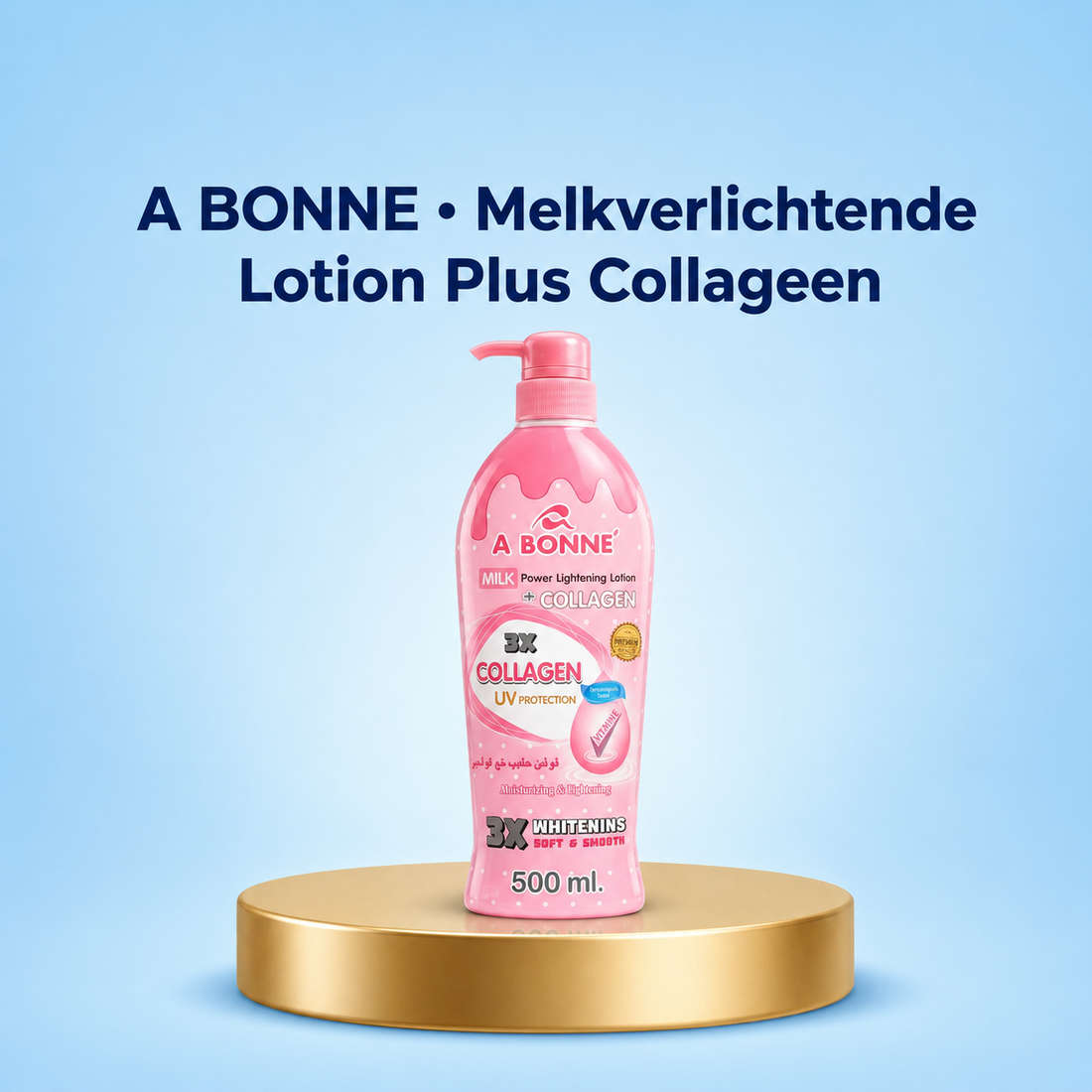 Een BONNE Milk Power Lightening Lotion plus collageen