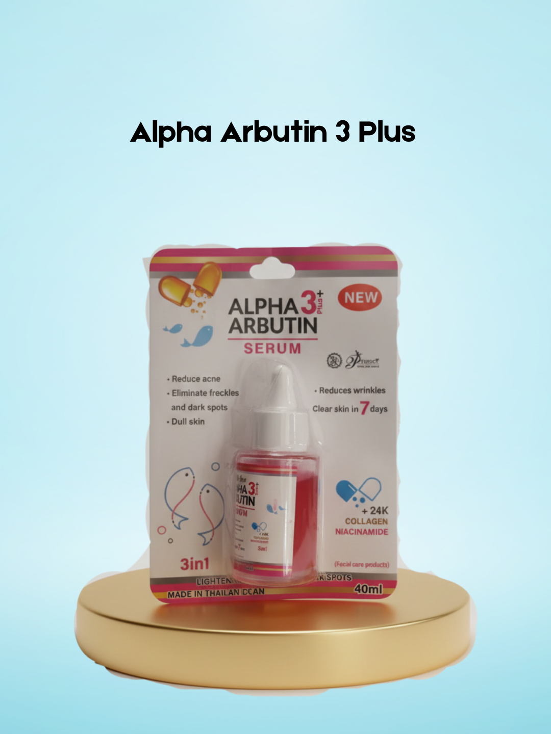 Alpha Arbutin 3 Plus – Verhelderend &amp; Egaliserend Serum – Helpt Donkere Vlekken te Verminderen, Verbetert de Huidtint &amp; Ondersteunt een Stralende, Gladde &amp; Gezonde Huid