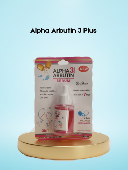 Alpha Arbutin 3 Plus – Verhelderend &amp; Egaliserend Serum – Helpt Donkere Vlekken te Verminderen, Verbetert de Huidtint &amp; Ondersteunt een Stralende, Gladde &amp; Gezonde Huid
