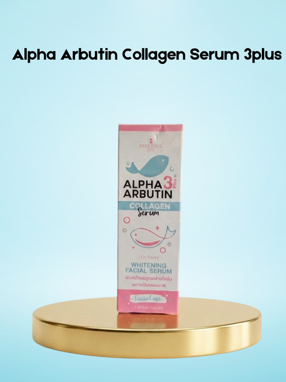 Alpha Arbutin Collagen Serum 3 Plus – Verhelderend &amp; Verstevigend Serum – Helpt Donkere Vlekken te Verminderen, Egaliseert de Huidtint &amp; Ondersteunt Elasticiteit – Voor een Stralende, Gladde &amp; Gezonde Huid
