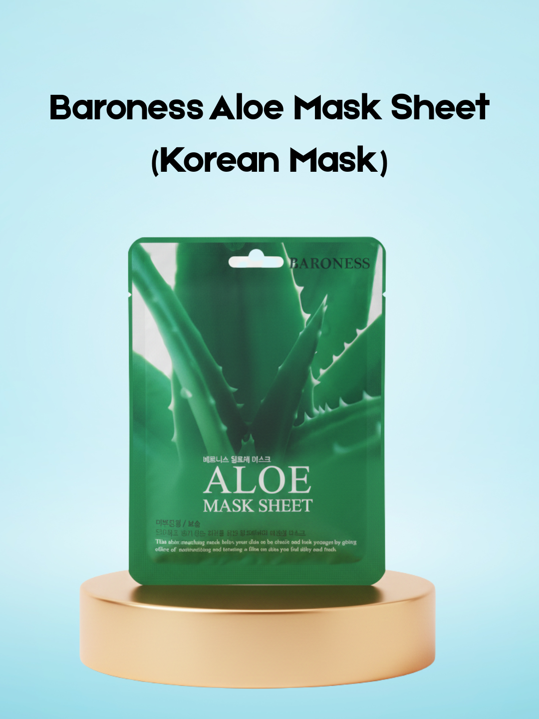 Baroness Aloe Mask Sheet (Korean Mask)