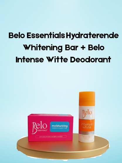 Belo Essentials Hydraterende Whitening Bar + Belo Intense Witte Deodorant