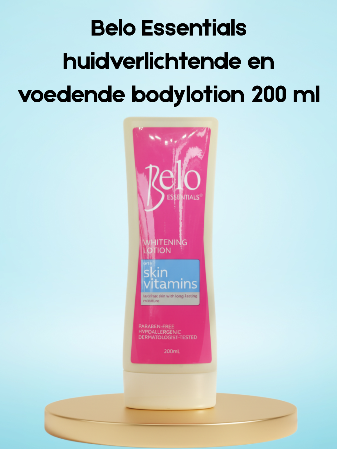 Lotion corporelle nourrissante éclaircissante pour la peau Belo Essentials 200 ml