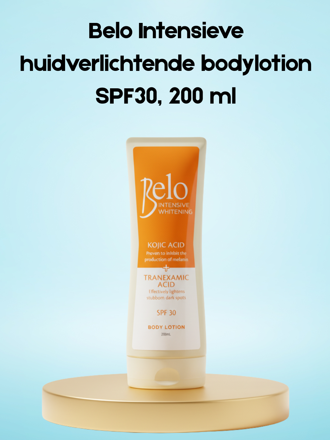 Belo Intensieve huidverlichtende bodylotion SPF30, 200 ml