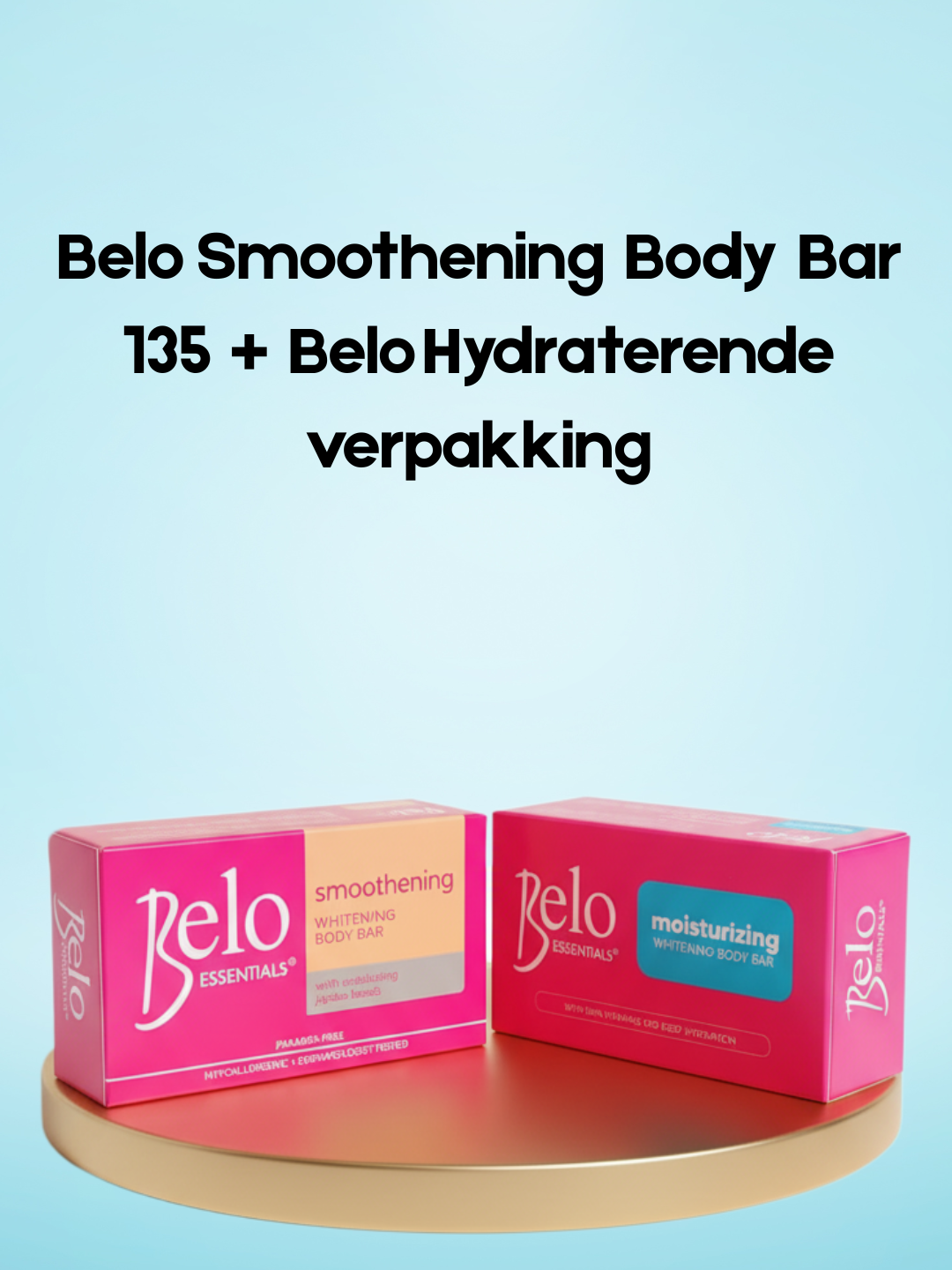 Belo Smoothening Body Bar 135 + Belo Hydraterende verpakking
