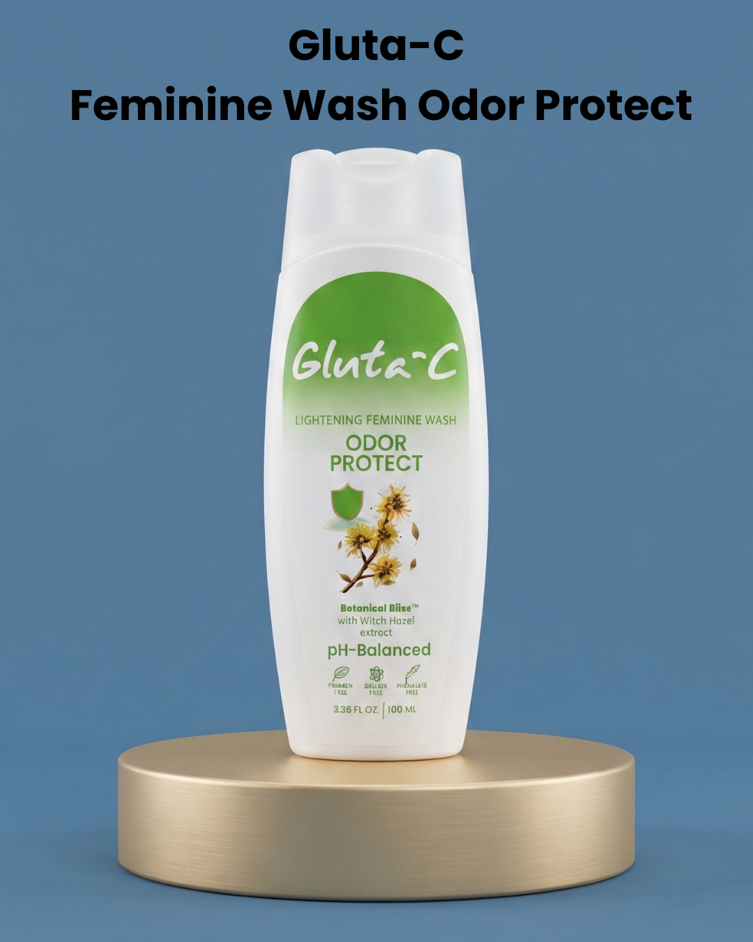 Gluta-C Feminine Wash Odor Protect – Zachte intieme reiniging die helpt ongewenste geurtjes te bestrijden, langdurige frisheid biedt en de huid comfortabel en schoon houdt voor een zelfverzekerd gevoel, elke dag.
