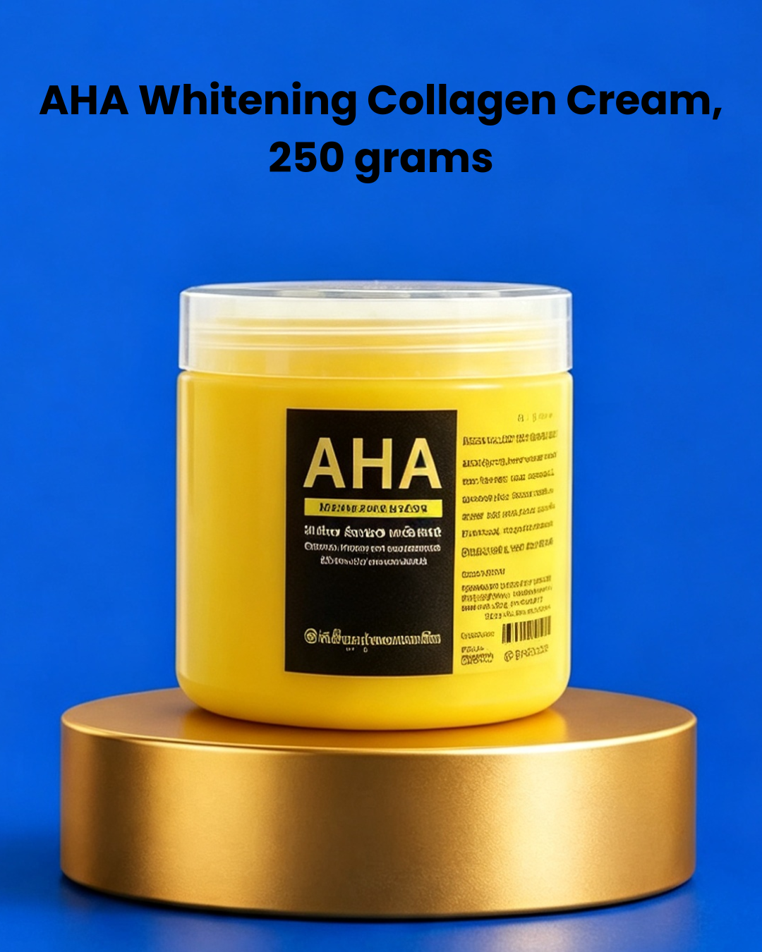Crème blanchissante au collagène AHA, 250 grammes