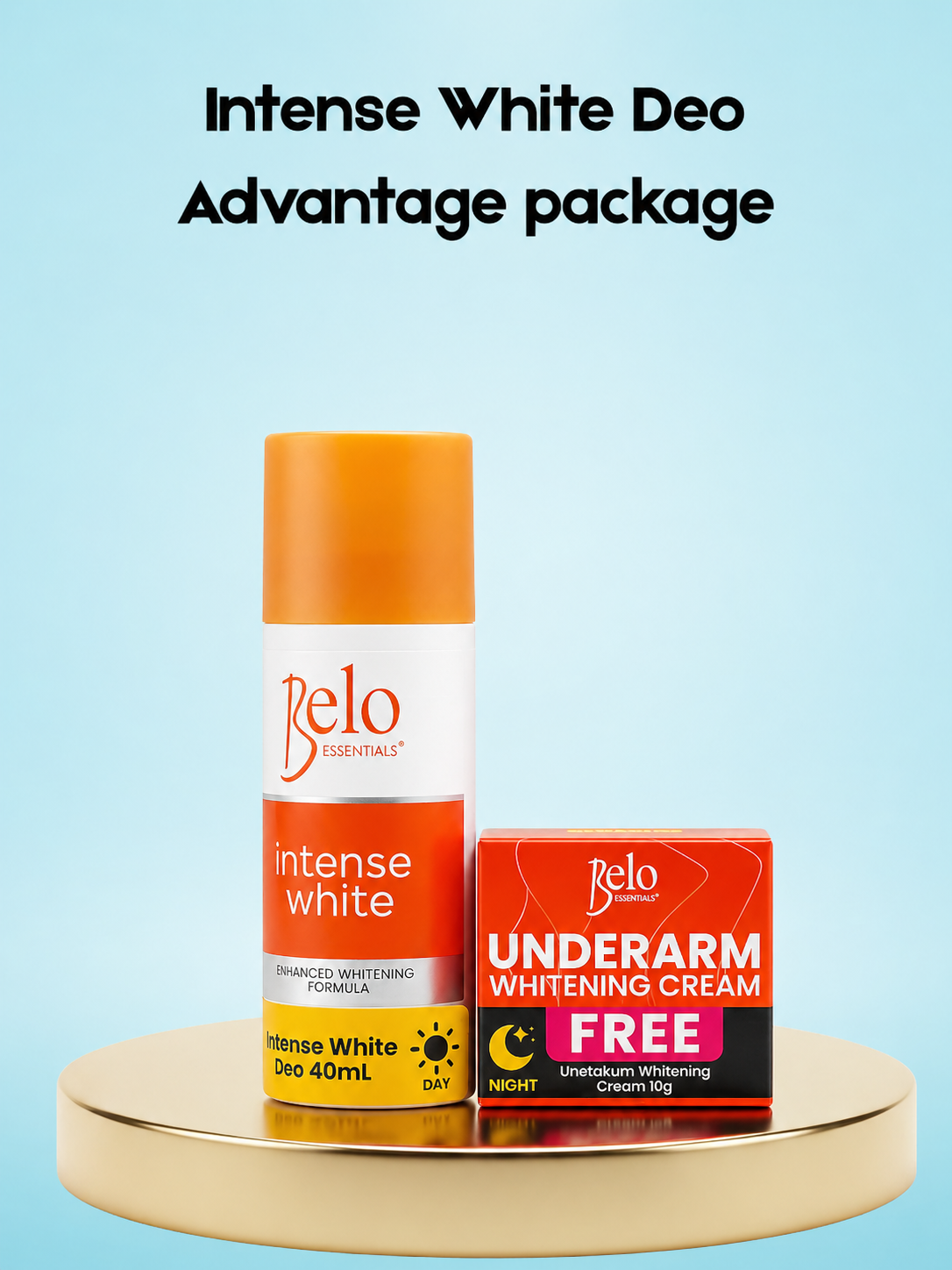 Intense White Deo Advantage Package – Ensemble de déodorants Verhelderende &amp;amp; Verzorgende – Helpt Donkere Oksels te Verminderen &amp;amp; Neutraliseert Geur – Langdurige Frisheid &amp;amp; Comfort – Voor een Frisse, Zachte &amp;amp; Zelfverzekerde Uitstraling