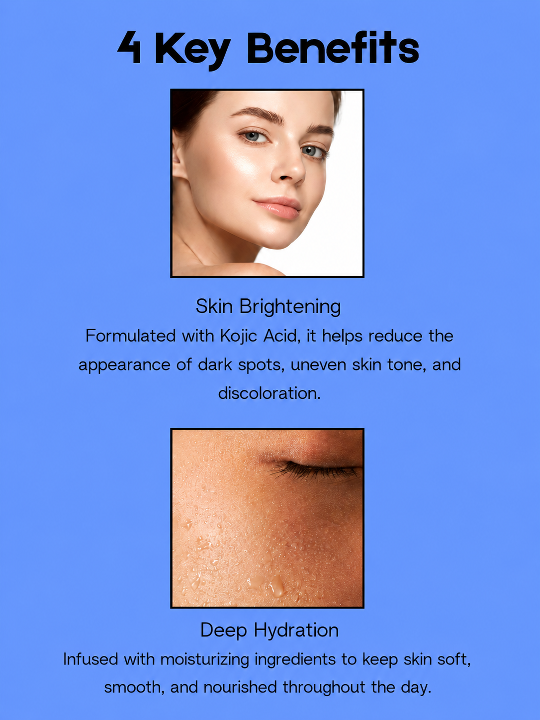 TotaalBeauty Kojic Acid &amp; Lemon Turmeric – 2 Pieces – Verhelderende &amp; Voedende Zeep – Helpt Donkere Vlekken te Verminderen, Egaliseert de Huidtint &amp; Hydrateert Intensief – Voor een Gladde, Stralende &amp; Gezonde Huid