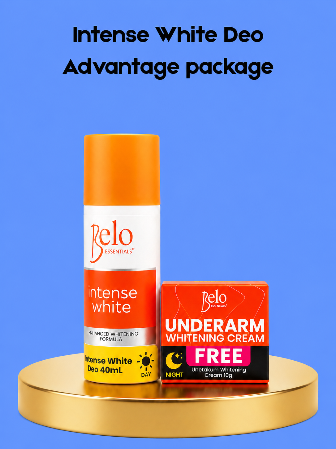 Intense White Deo Advantage Package – Ensemble de déodorants Verhelderende &amp;amp; Verzorgende – Helpt Donkere Oksels te Verminderen &amp;amp; Neutraliseert Geur – Langdurige Frisheid &amp;amp; Comfort – Voor een Frisse, Zachte &amp;amp; Zelfverzekerde Uitstraling