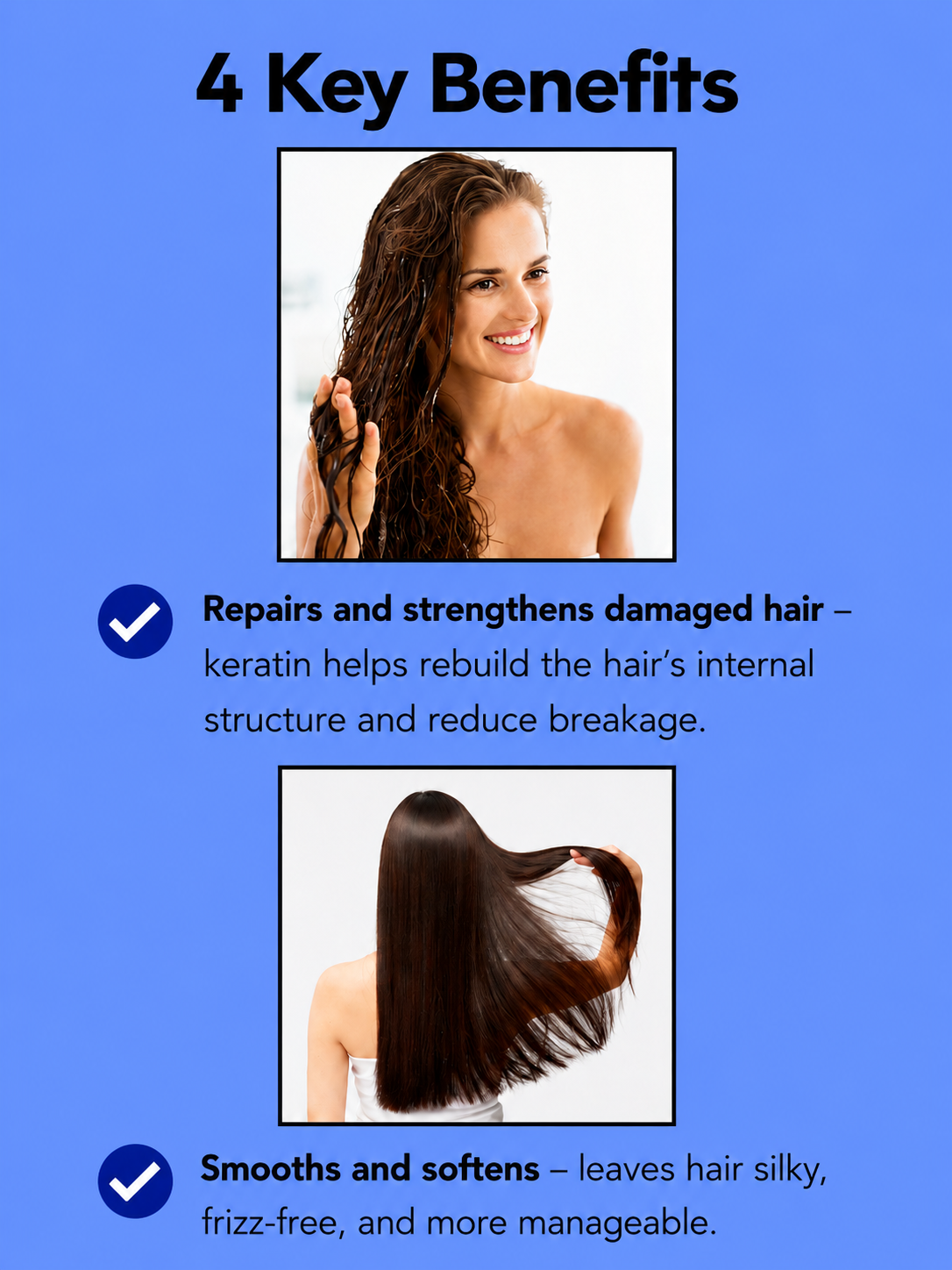 Belo Plus Intense Brazilian Keratin Hair Treatment – ​​6×20 ml – Professionele Haarbehandeling voor Droog &amp;amp; Beschadigd Haar – Herstelt, Voedt &amp;amp; Versterkt, Vermindert Pluis &amp;amp; Geeft Glans – Voor Sterk, Soepel &amp;amp; Gezond Haar