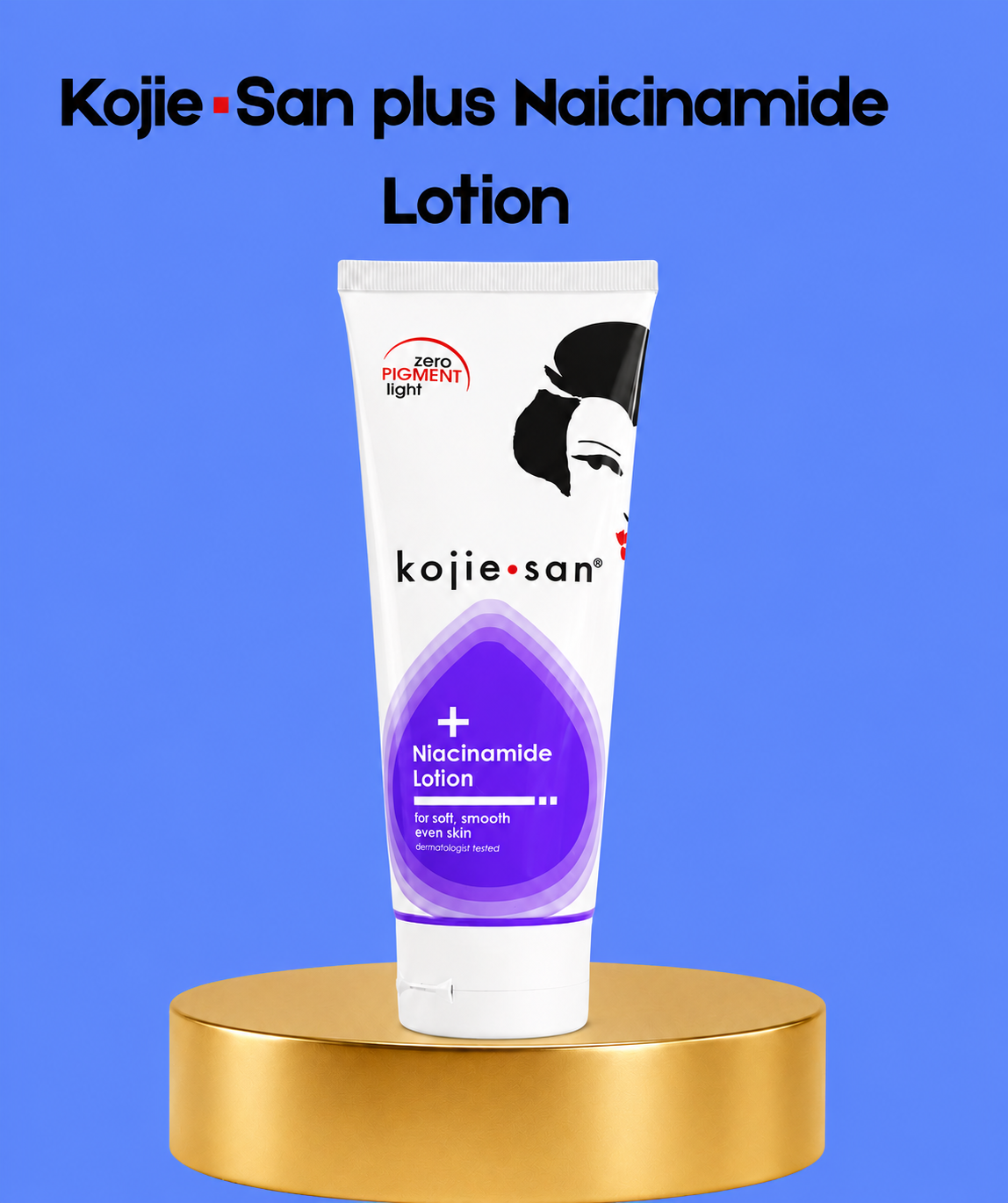 Kojie San Plus Niacinamide Lotion – Lotion hydratante et hydratante – Aide à nettoyer, égaliser la teinte et le texte de l&
