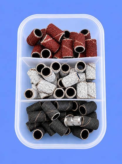 Rouleaux de ponçage pour pédicure 75 pièces