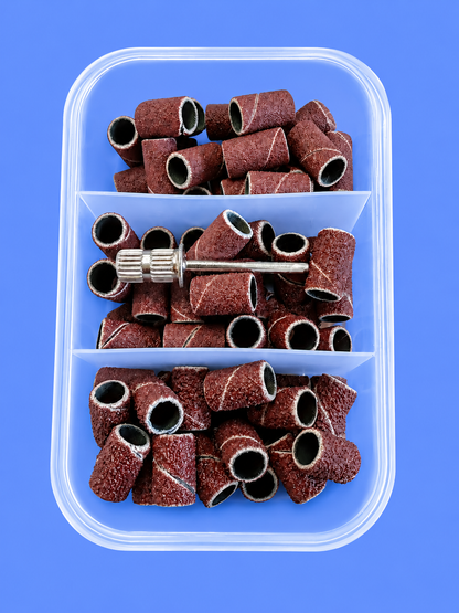 Rouleaux de ponçage pour pédicure 75 pièces