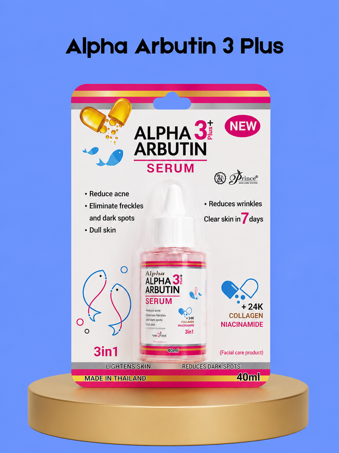 Alpha Arbutin 3 Plus – Verhelderend &amp;amp; Egaliserend Serum – Helpt Donkere Vlekken te verminderen, Verbetert de Huidtint &amp;amp; Ondersteunt een Stralende, Gladde &amp;amp; Gezonde Huid