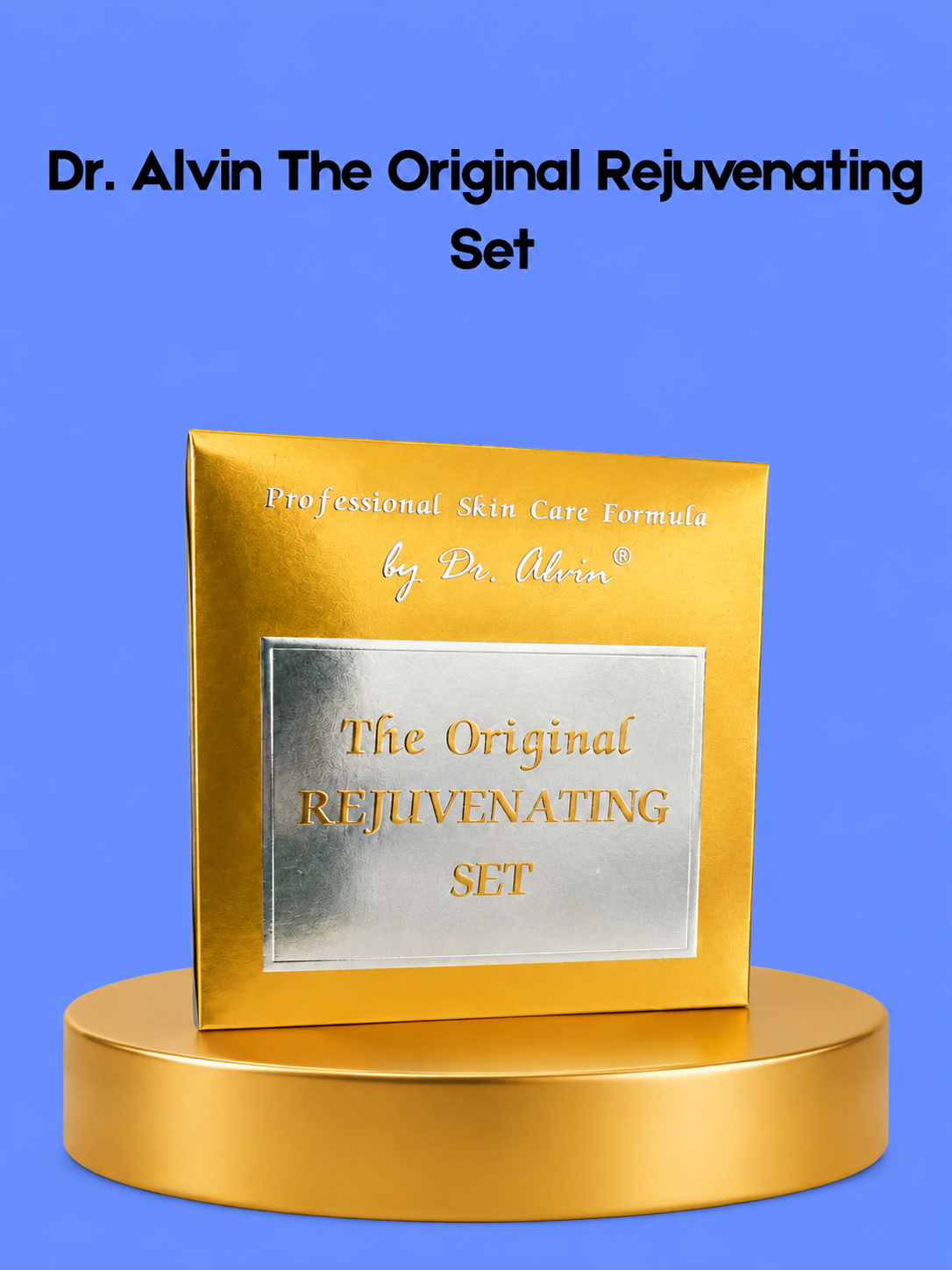 Dr. Alvin The Original Rejuvenating Set – Complete huidverzorgingsset – Hydrateert, verfrist en verjongt de huid, helpt fijne lijntjes te verminderen, egaliseert de huidtint en geeft een stralende, gladdere en gezonde teint