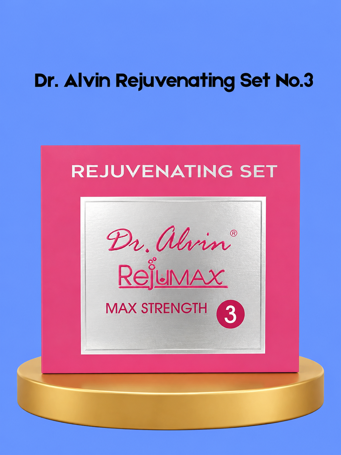 Dr. Alvin Rejuvenating Set No.3 – Complete Huidverzorgingsset – Hydrateert, Verjongt &amp;amp; Verfrist de Huid – Verminderde Fijne Lijntjes, Egaliseert de Huidtint &amp;amp; Geeft een Stralende, Gladde &amp;amp; Gezonde Teint