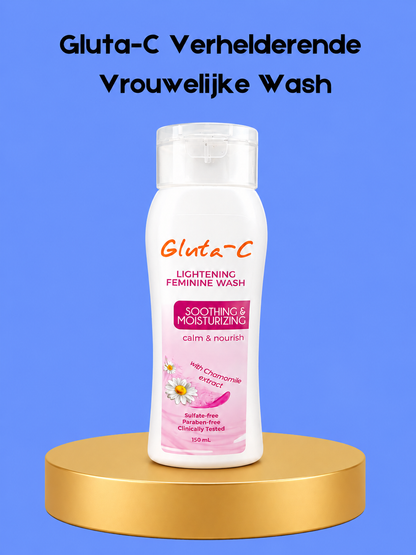 Gluta-C Brightening Feminine Wash – Verhelderende &amp;amp; Verzachtende Intieme Was – Helpt de Huidtint te Egaliseren, Vermindert Onzuiverheden &amp;amp; Geurtjes – Voor een Frisse, Zachte &amp;amp; Gezonde Intieme Zone