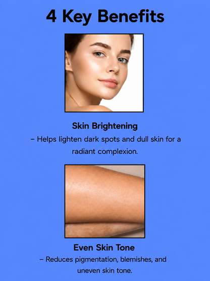 Gluta-C Voordeelpakket – Complete Verhelderende Huidverzorgingsset – Helpt Donkere Vlekken te verminderen, Egaliseert de Huidtint &amp;amp; Hydrateert Intensief – Voor een Stralende, Gladde &amp;amp; Gezonde Huid