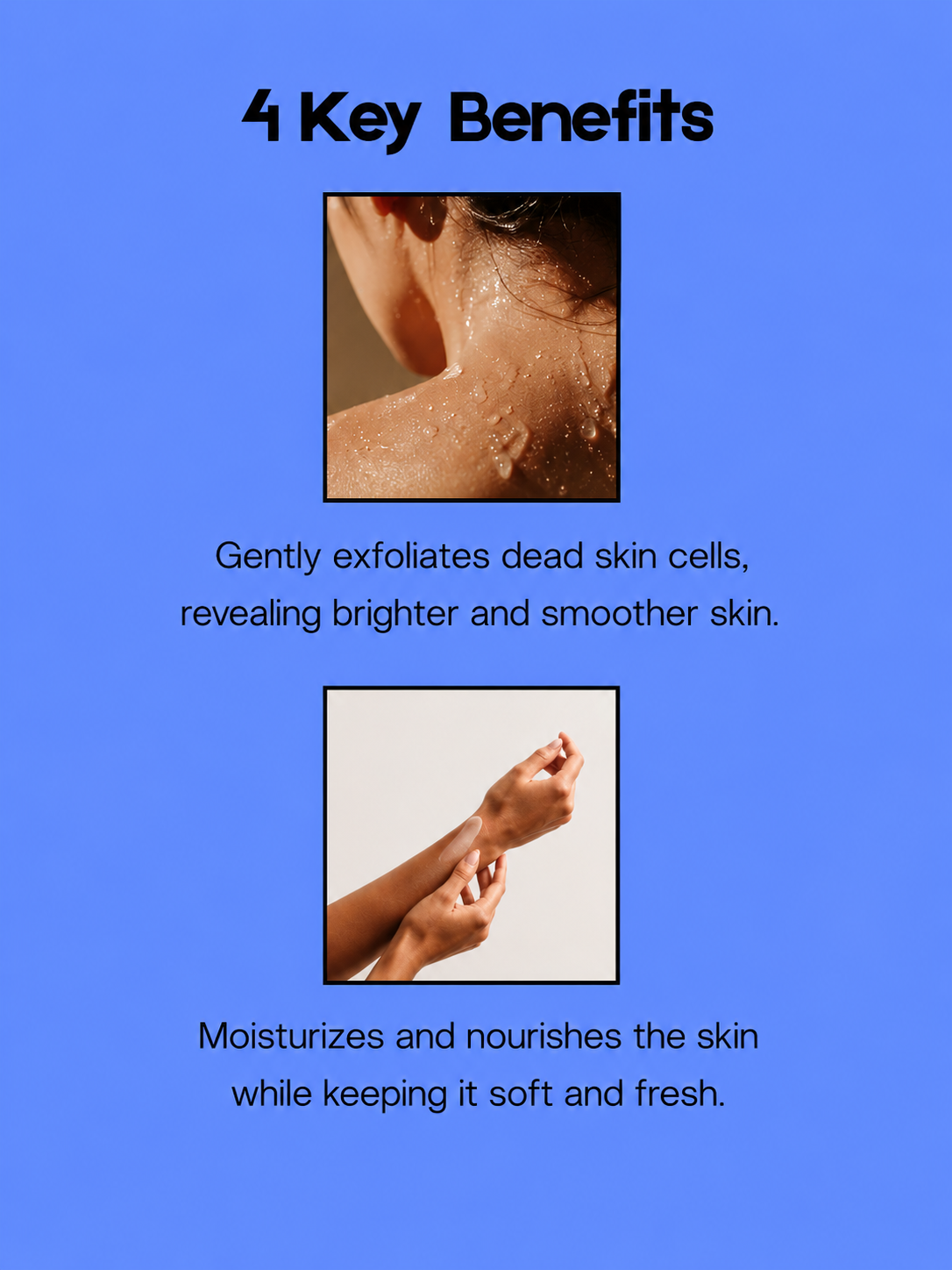 Kojie San Value Pack – 2 × 65 g + Gel douche Kojie San – Ensemble de soins hydratants et hydratants – Aide à donner des taches à la peau, égaliser la teinte d&