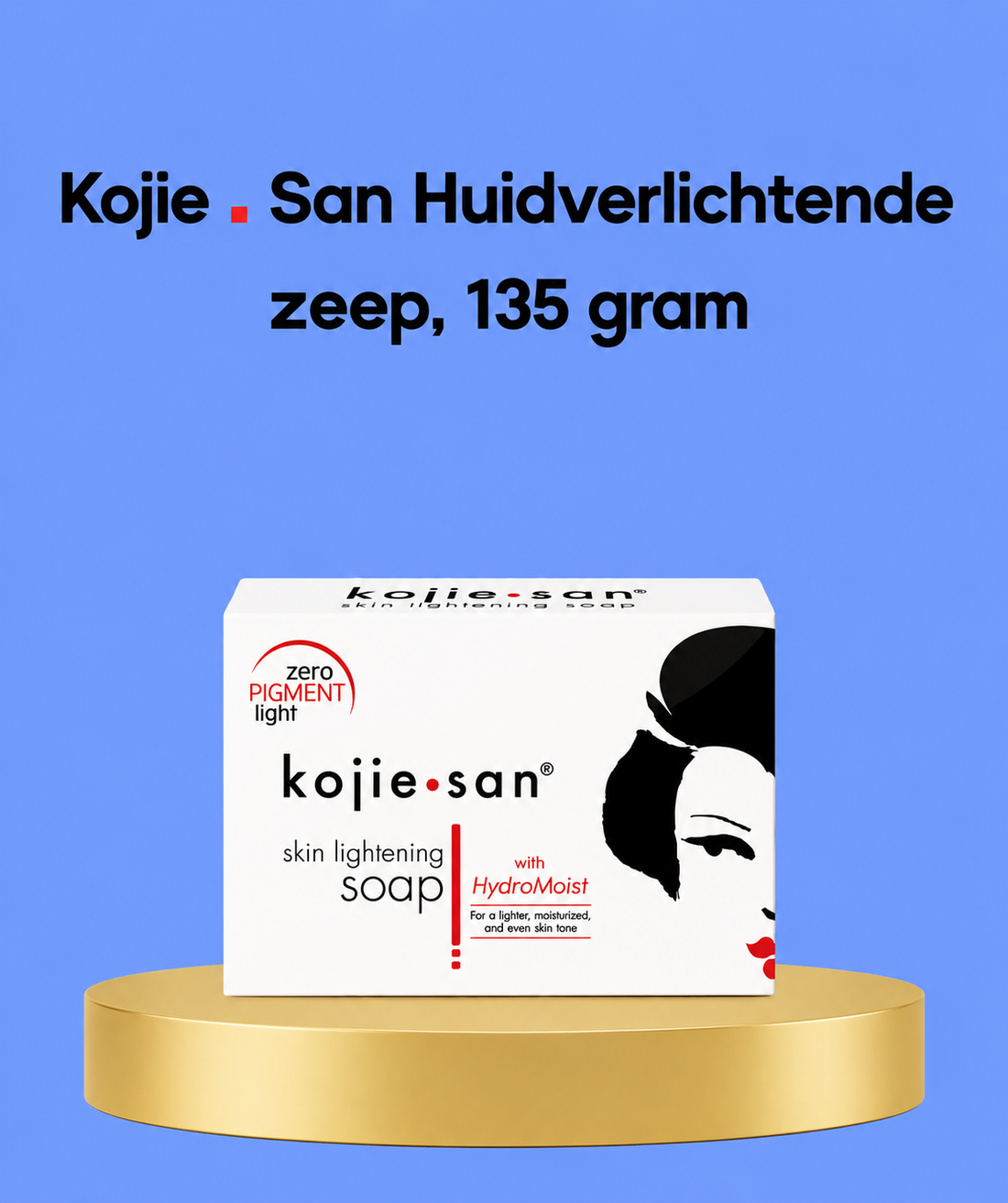 Kojie San Savon éclaircissant pour la peau – 135 g – Verhelderende &amp;amp; Hydraterende Zeep – Helpt Donkere Vlekken te Verminderen, Egaliseert de Huidtint &amp;amp; Hydrateert Intensief – Voor een Gladde, Stralende &amp;amp; Gezonde Huid