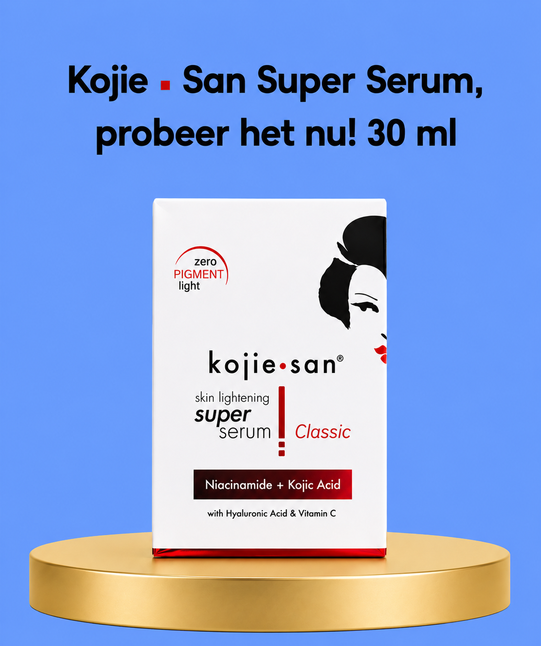 Kojie San Super Serum – 30 ml – Sérum hydratant et hydratant – Aide à nettoyer, égaliser la teinte d&