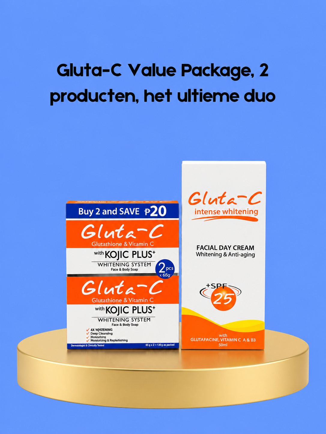 Pack Valeur Gluta-C, 2 produits, le duo ultime