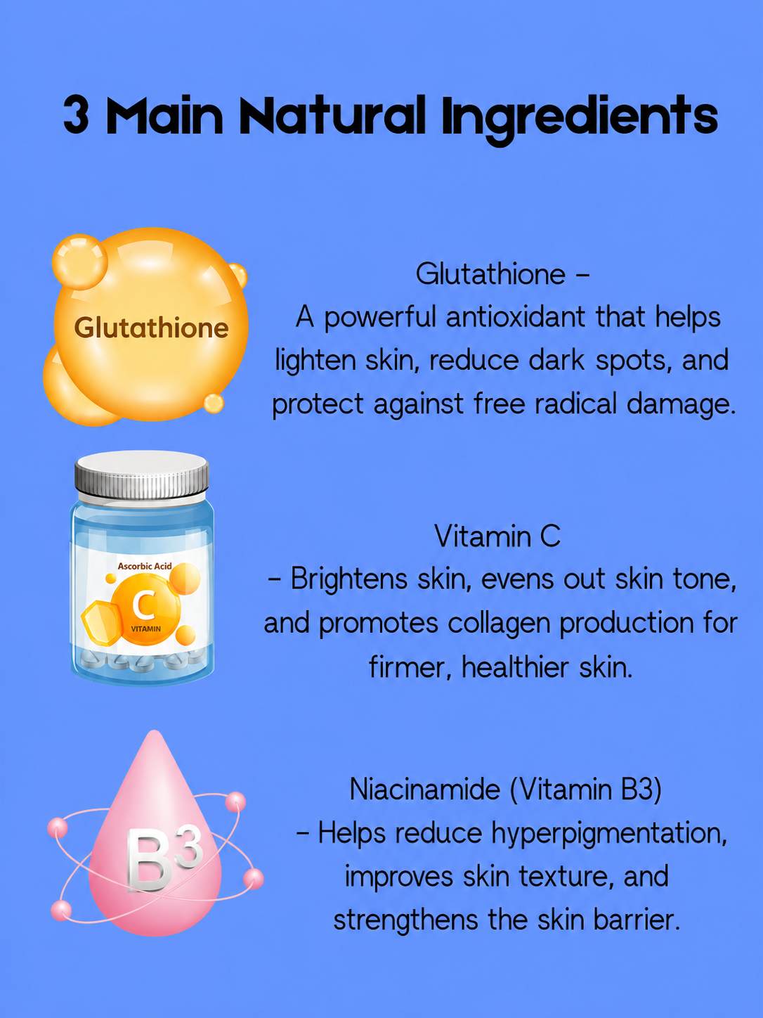 Gluta-C 4×300 ml Skin Lightening Body Lotion SPF 30 – Verhelderende &amp;amp; Beschermende Body Lotion – Verminderde Donkere Vlekken, Egaliseert de Huidtint &amp;amp; Beschermt tegen UV-stralen – Voor een Gladde, Stralende &amp;amp; Gezonde Huid