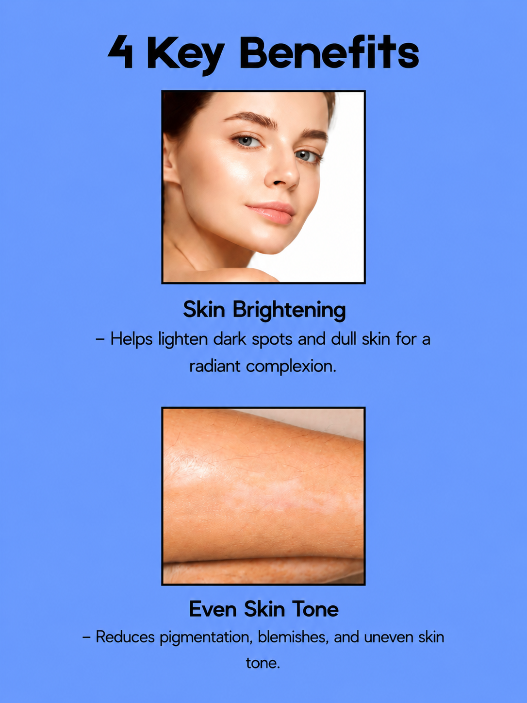 Gluta-C 4×300 ml Skin Lightening Body Lotion SPF 30 – Verhelderende &amp;amp; Beschermende Body Lotion – Verminderde Donkere Vlekken, Egaliseert de Huidtint &amp;amp; Beschermt tegen UV-stralen – Voor een Gladde, Stralende &amp;amp; Gezonde Huid