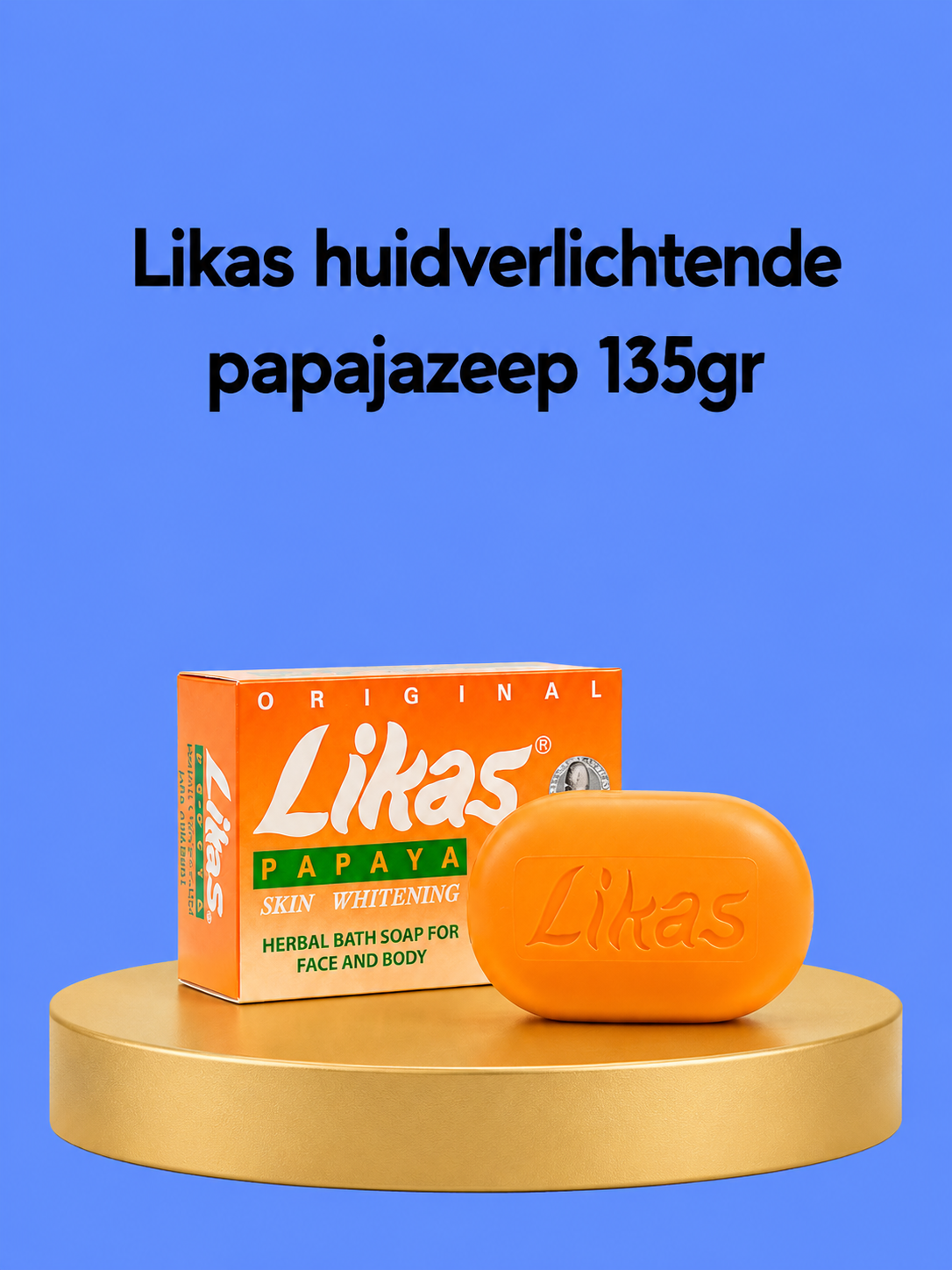 Likas savon éclaircissant à la papaye 135gr