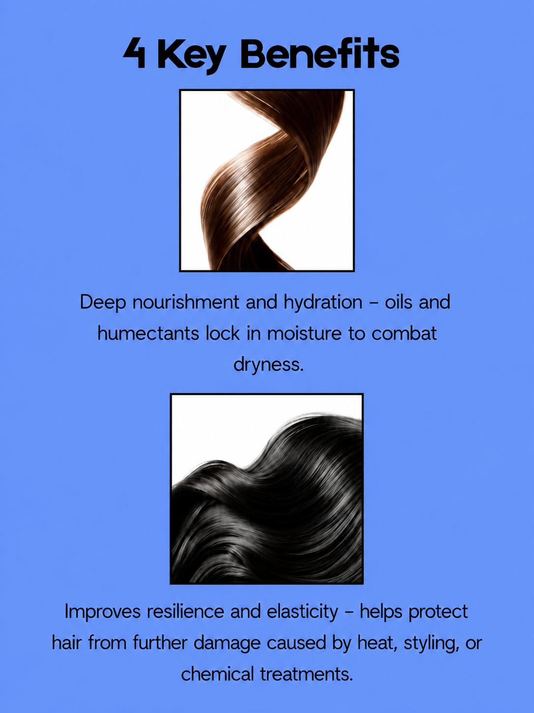 Keratin Plus Intense Brazilian Luxurious Hair Treatment – ​​Voor Droog &amp;amp; Beschadigd Haar – 20 ml GRATIS – Voedende &amp;amp; Herstellende Haarmasker – Versterkt Haar, Herstelt Beschadigd Haar &amp;amp; Geeft Glans – Voor Sterk, Zacht &amp;amp; Gezond Uitziend Haar