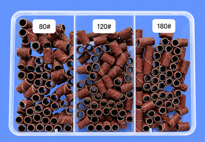 Rouleaux abrasifs pour pédicure – 210 pièces – Professionnel Voetverzorging – Voor Het Verwijderen van Dode Huidcellen, Egaliseren van Eelt &amp;amp; Voor Zachte, Gladde Voeten