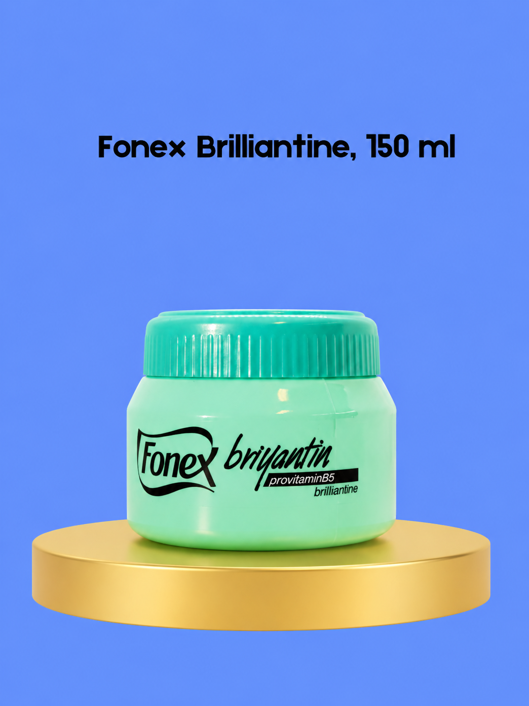 Fonex Brilliantine – 150 ml – Glansgevende &amp;amp; Voedende Haarstyling – Geeft Glans, Controleert Pluis &amp;amp; Houdt Haar Zacht, Flexibel &amp;amp; Gezond Uitziend